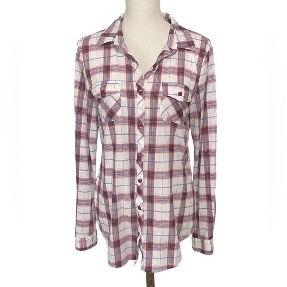 Daytrip Wm’s Sz Large Flannel Button Down Shirt - Picture 1 of 5